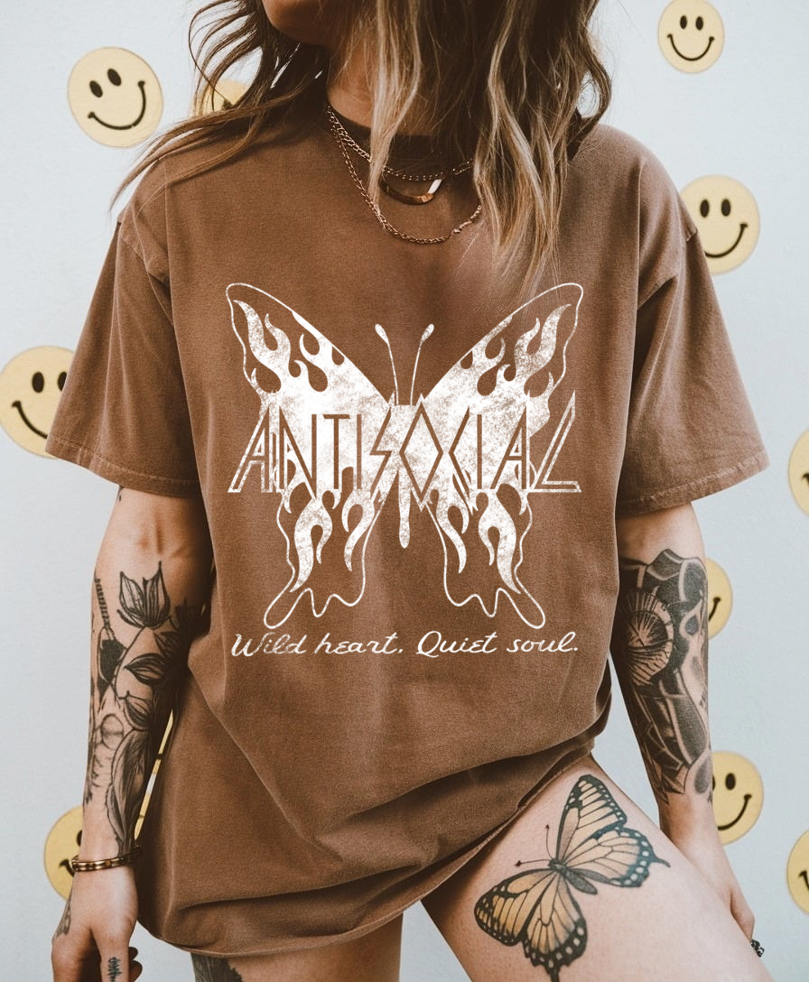 Antisocial Butterfly Tee