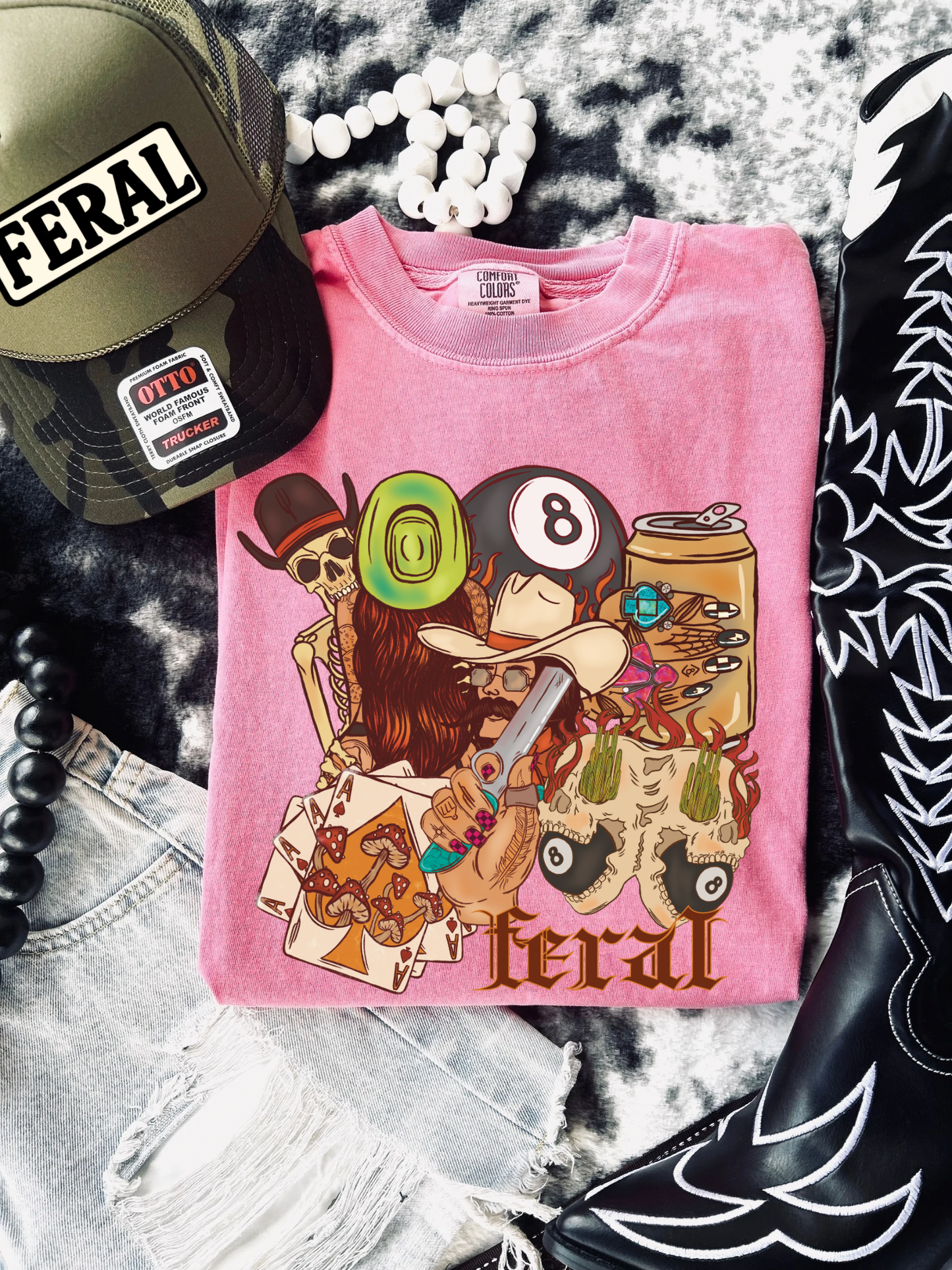 Feral collage Tee