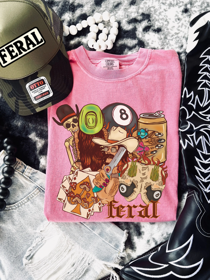 Feral collage Tee