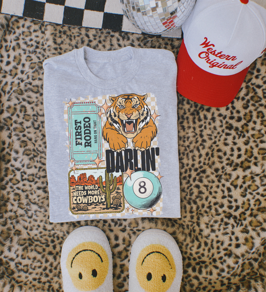 Western collage Sublimation Tee