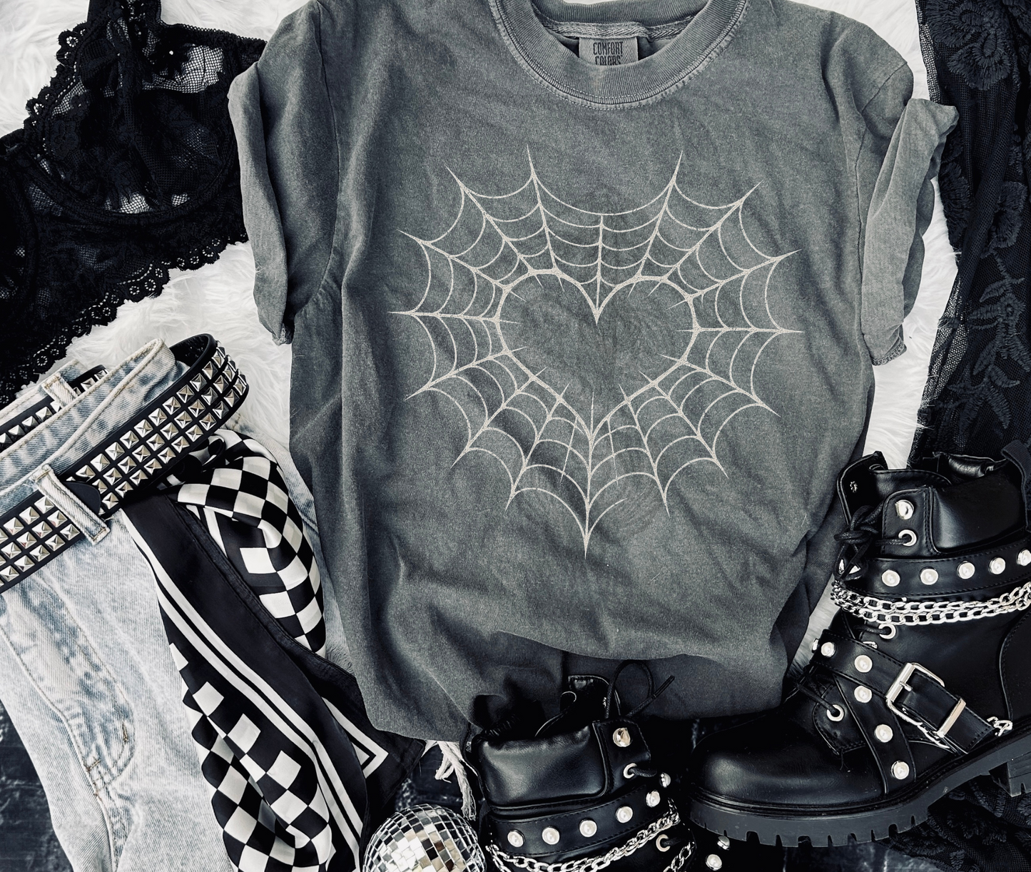 Heart Web Tee