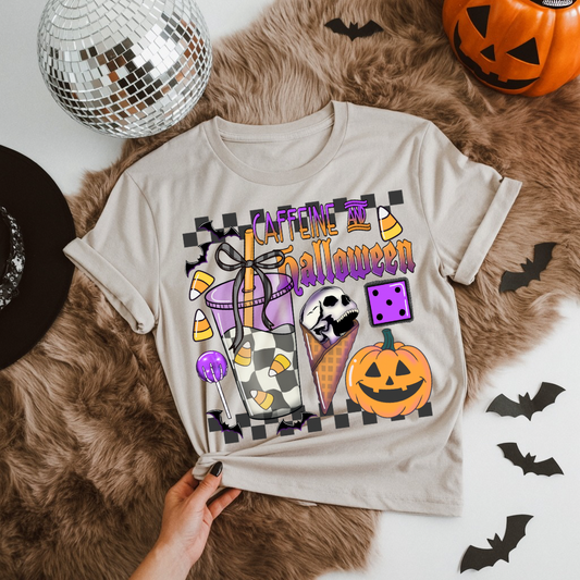 Caffeine and Halloween Tee