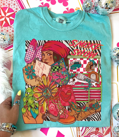Smokeshow collage Tee