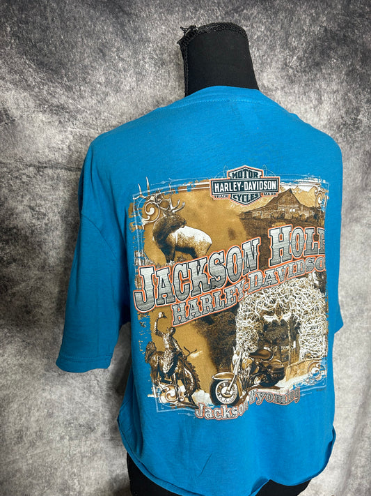 2021 Jackson hole cropped tee-size large