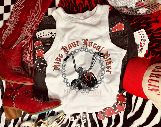 Ride your local Biker Tank