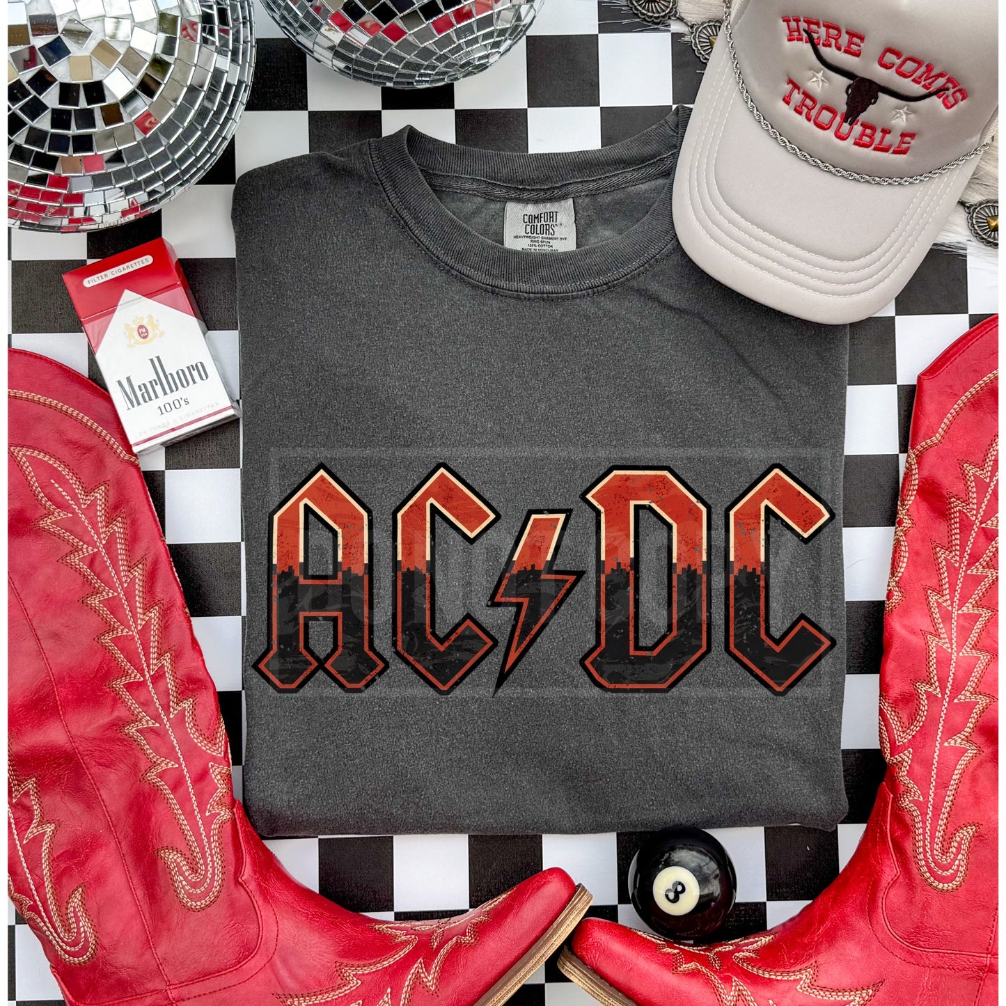 AC DC Tee