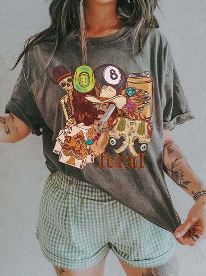 Feral collage Tee