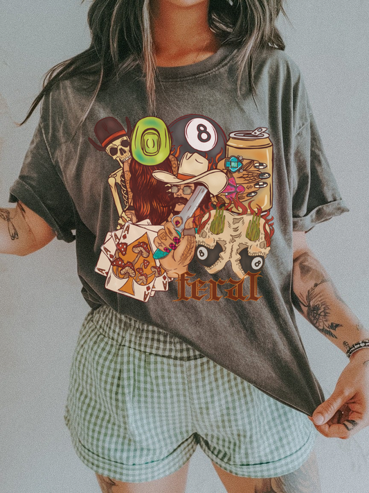 Feral collage Tee