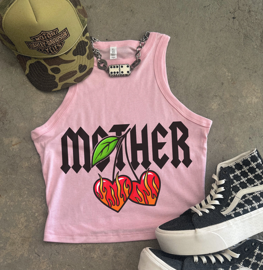 Mother Ribbed Racer Tank