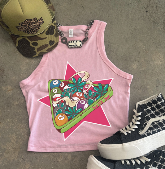 Rack EM Ribbed Racer Tank