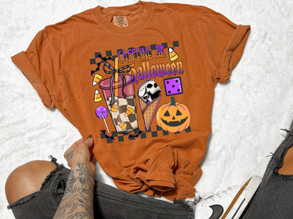 Caffeine and Halloween Tee