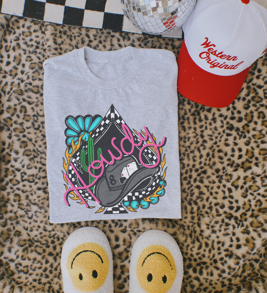 Howdy spade Sublimation Tee