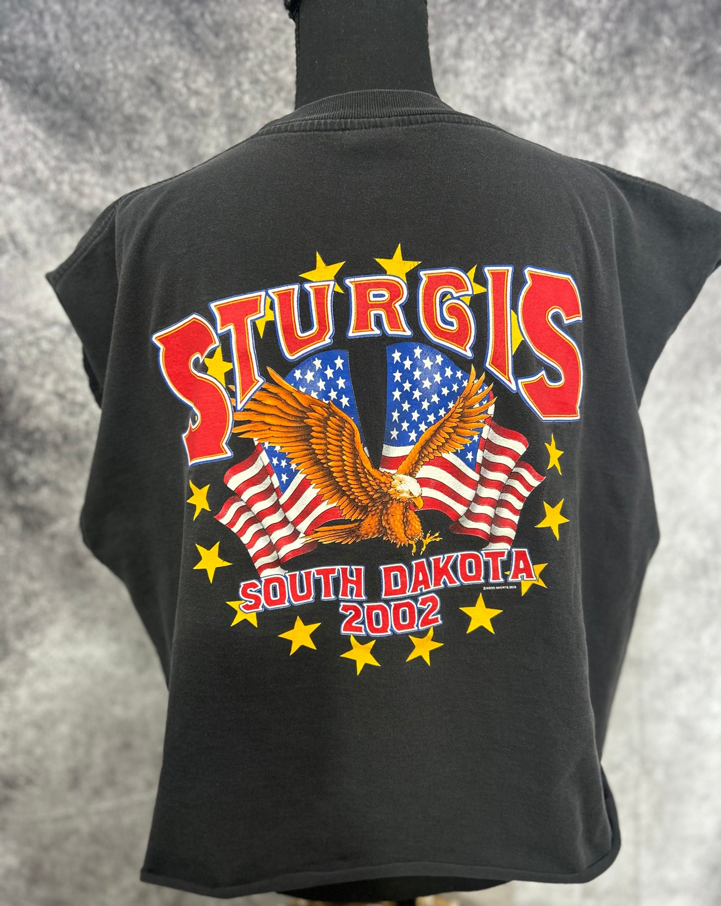 2002 vintage Sturgis Cropped muscle tank-size 2x