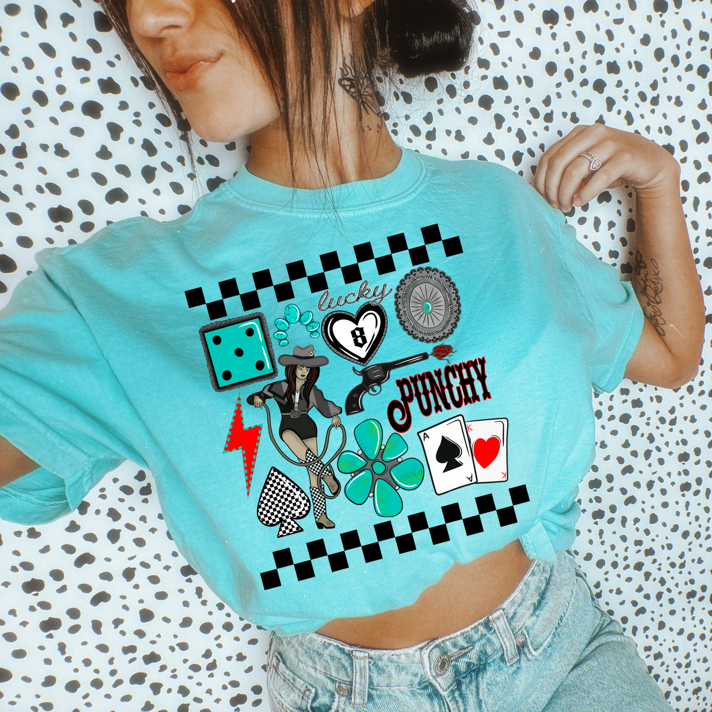 Lucky Cowgirl Tee