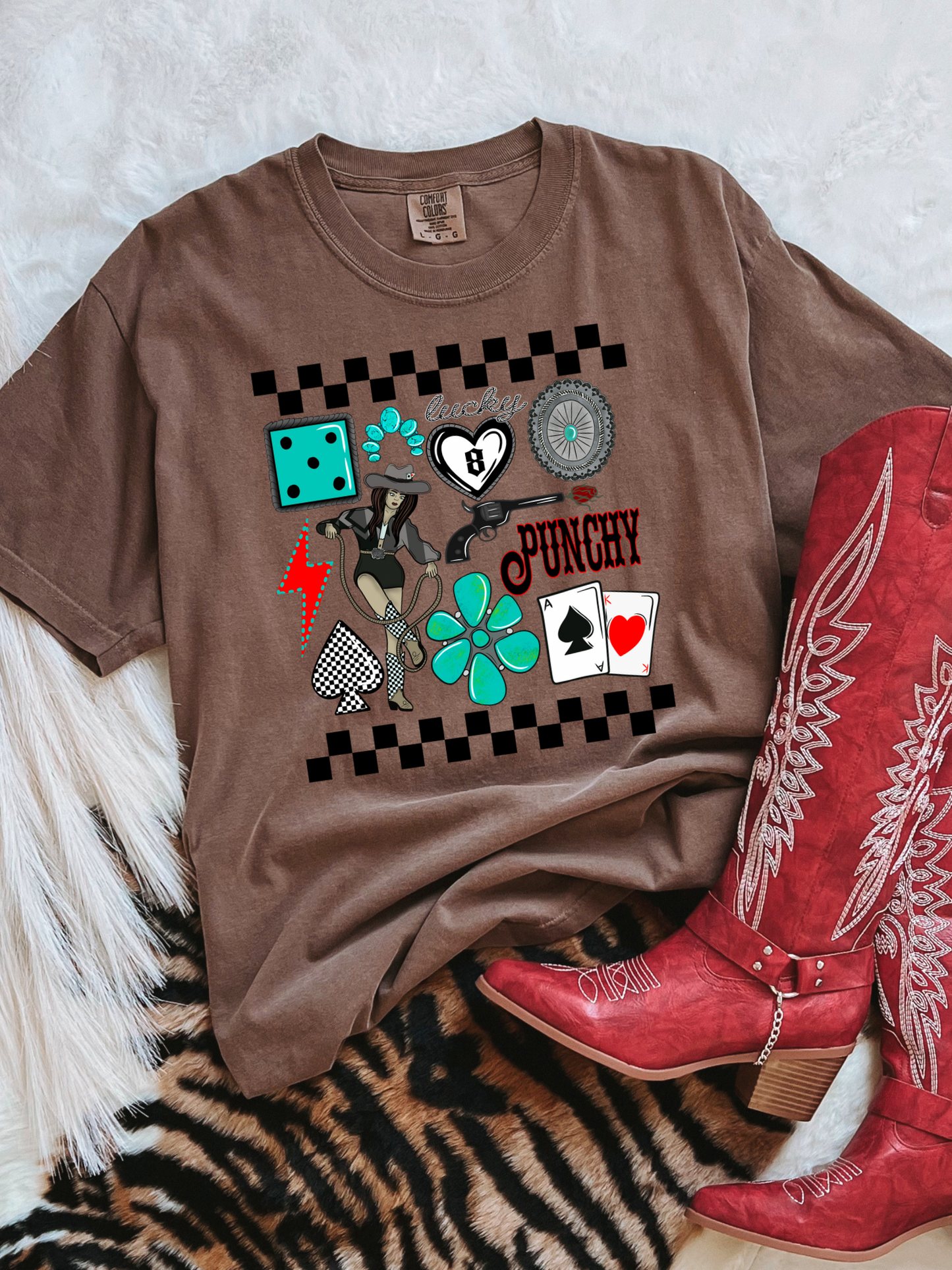Lucky Cowgirl Tee