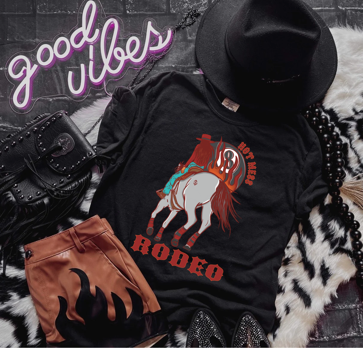 Hot Mess Rodeo Tee