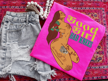 Good Girls Bad Knees Tee