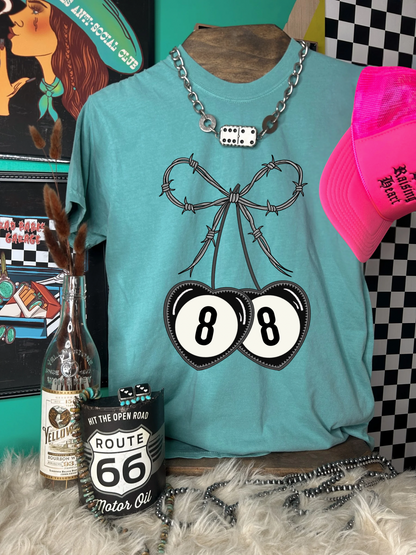 Barbed wire Cherry Tee