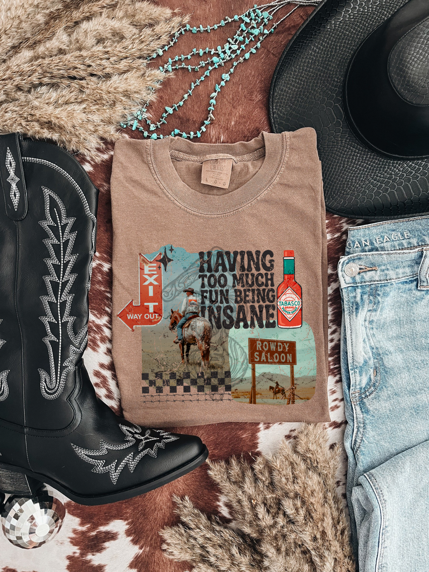 Rowdy saloon Tee