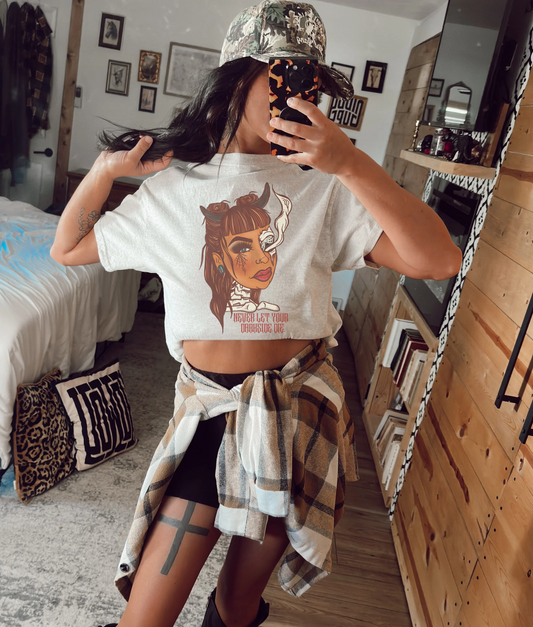 Never let your dark side die sublimation tee