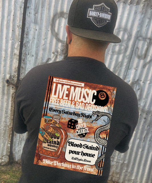 Blood Stained Whiskey tee