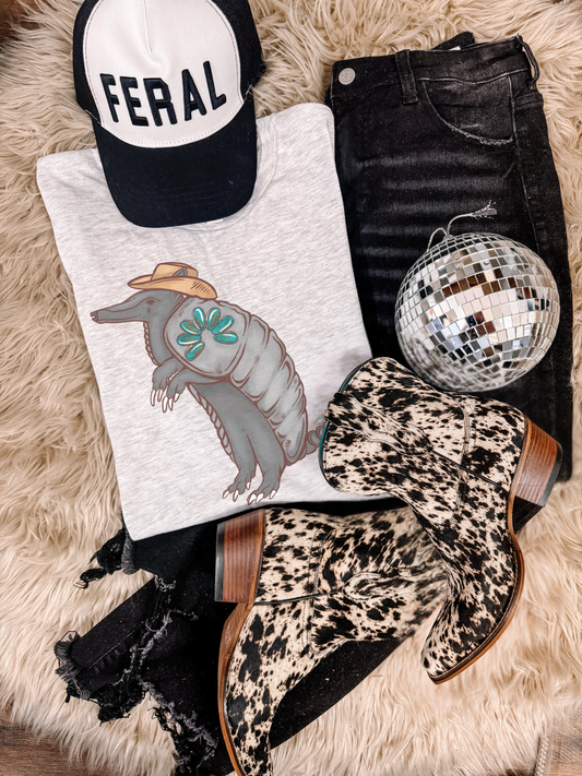 Cowboy armadillo Sublimation Tee