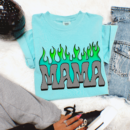 Neon green Mama Tee