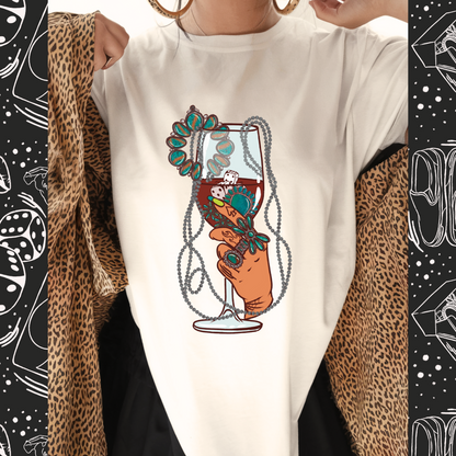 Turquoise Sippin’ Tee