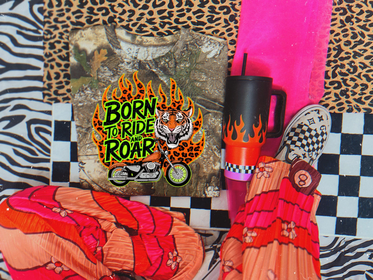 Born to Ride HD Camo Tee
