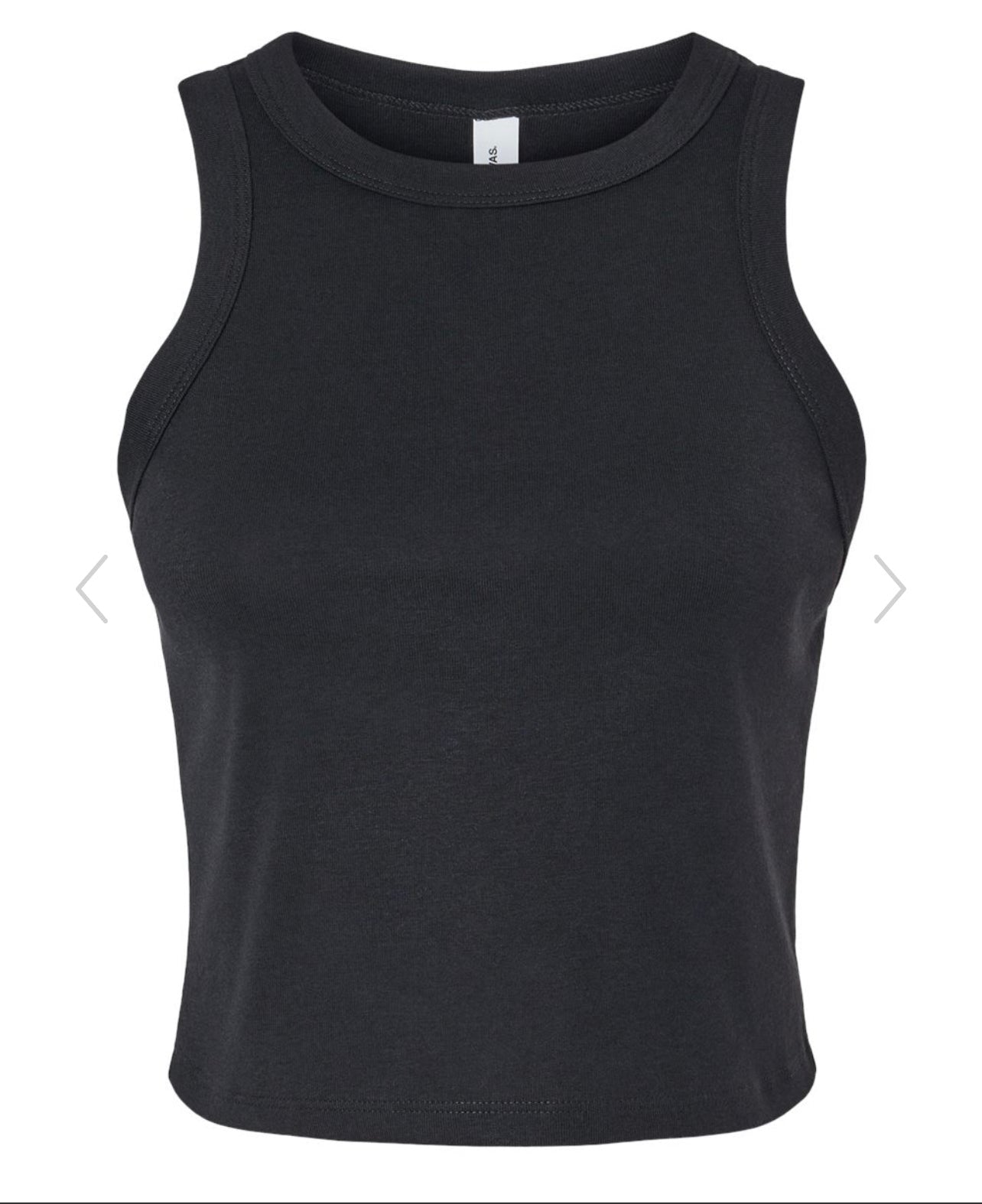 Babe Ribbed Racer Tank