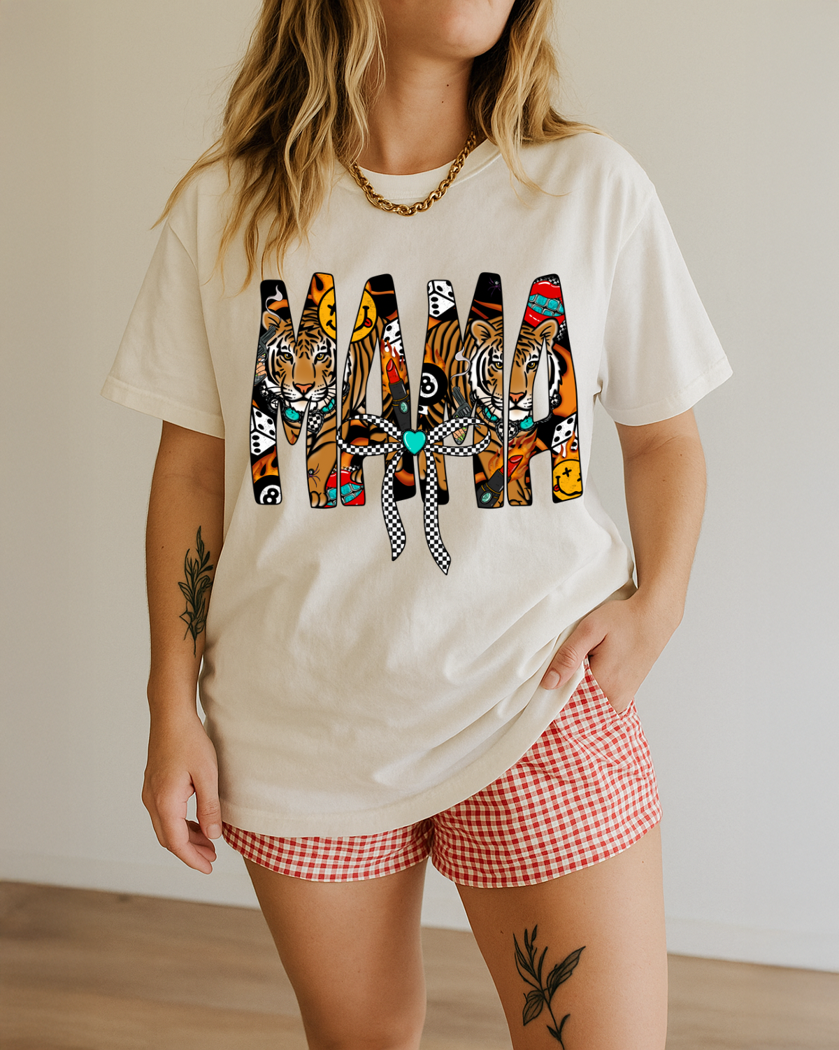Edgy Mama Bow tee