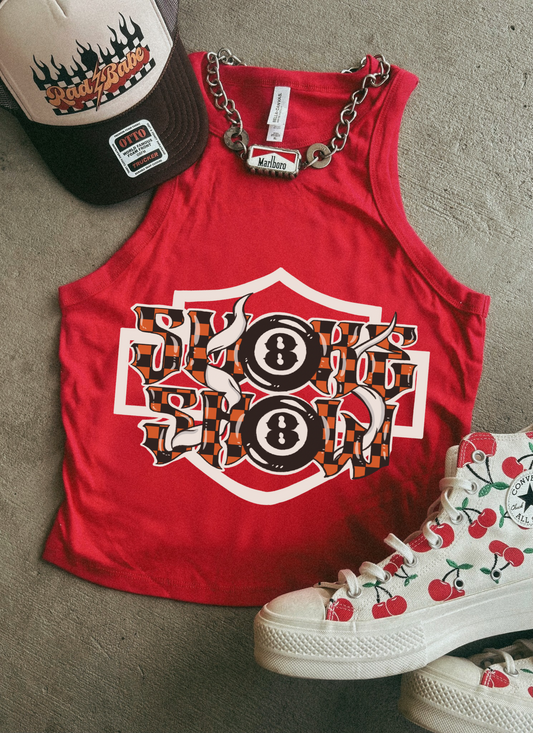 Smokeshow Ribbed Racer Tank