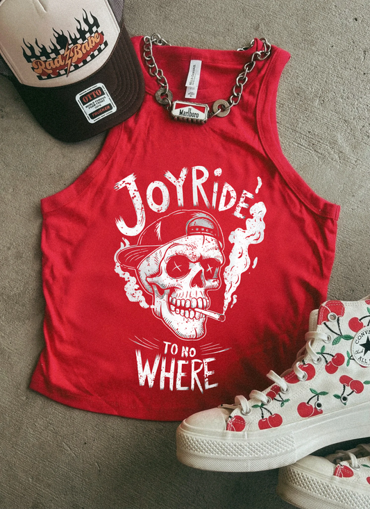 Joy Rides Micro Ribbed Racer Tank