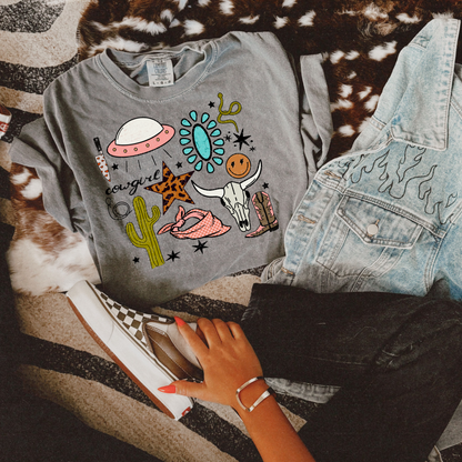 Cowgirl Collage Tee