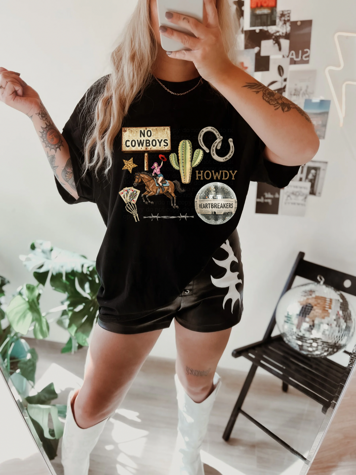 Western Collage Tee
