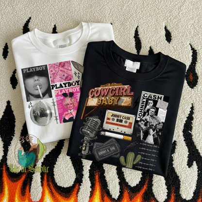 Johnny and June Collage Tee