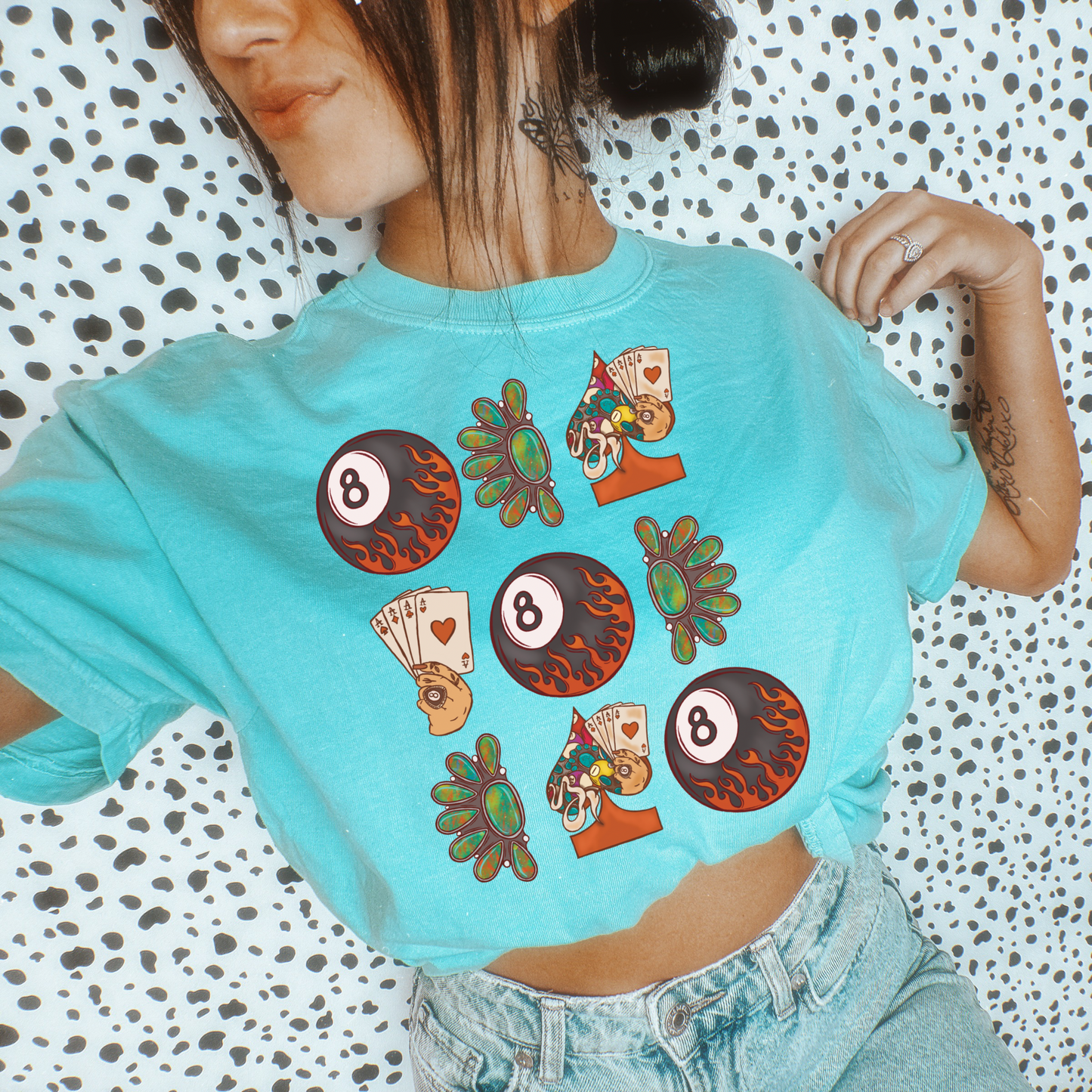 8ball Collage Tee