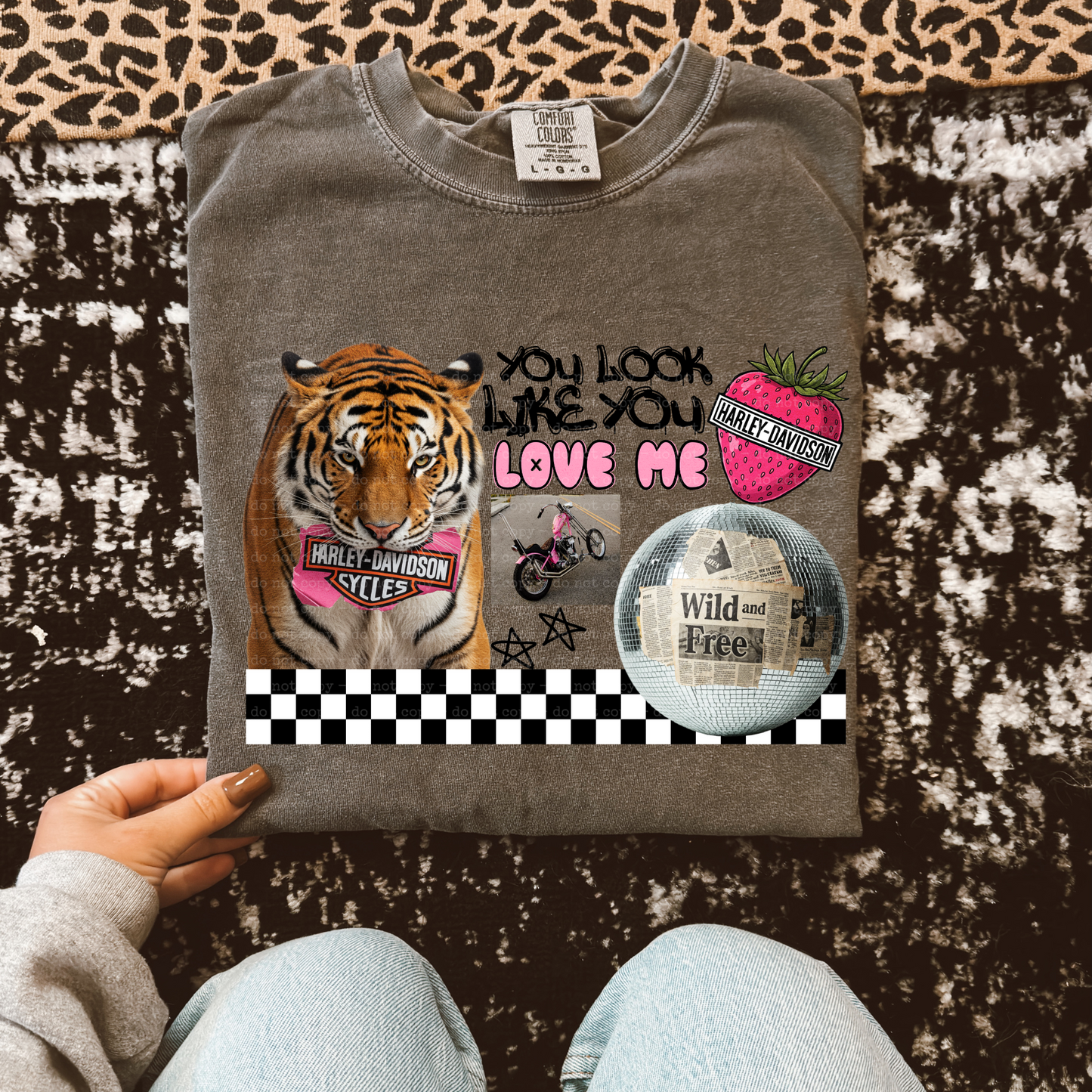 Moto Collage Tee