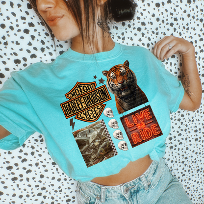 Moto Collage Tee