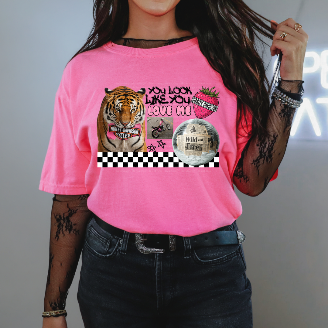 Moto Collage Tee