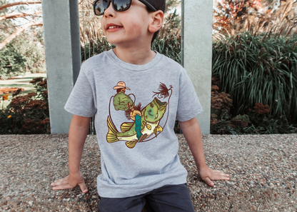 Cowboy Bass Toddler/ Youth Tee
