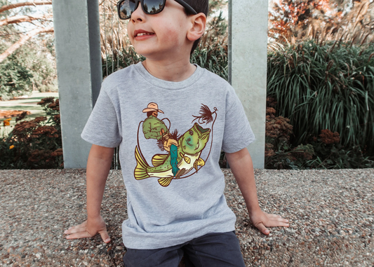 Cowboy Bass Toddler/ Youth Tee