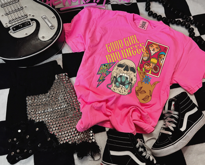 Good Girls Bad Knees Collage Tee