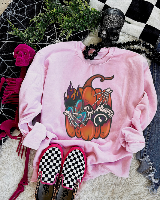 Grunge Pumpkin Crew