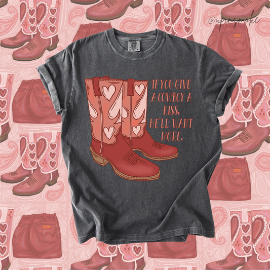 Cowboy Kiss tee