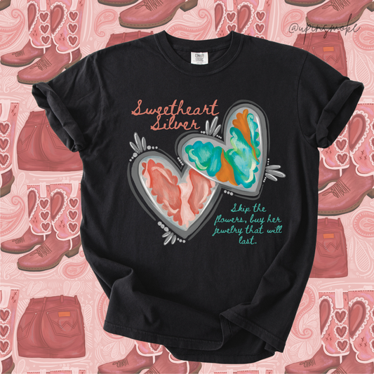 Sweetheart Silver tee
