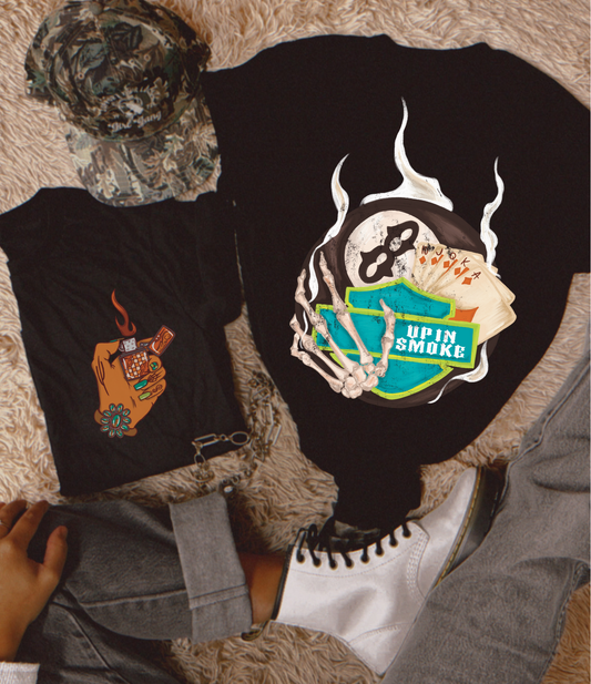 Up in Smoke Logo tee