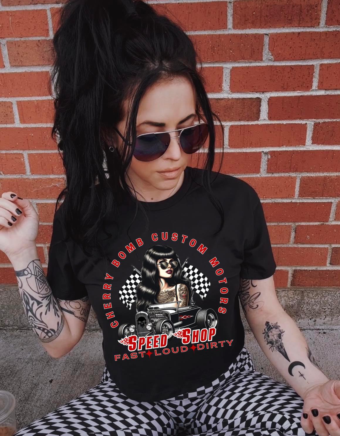 Cherry Bomb Custom Motors tee