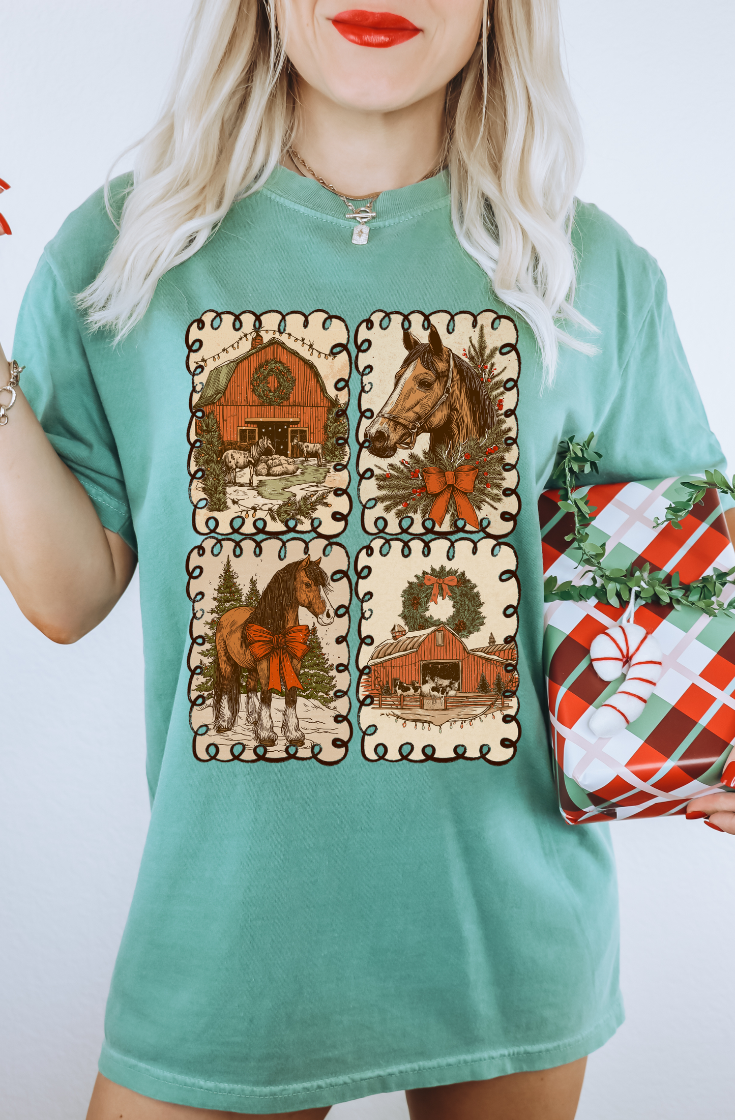 Christmas Stamps tee