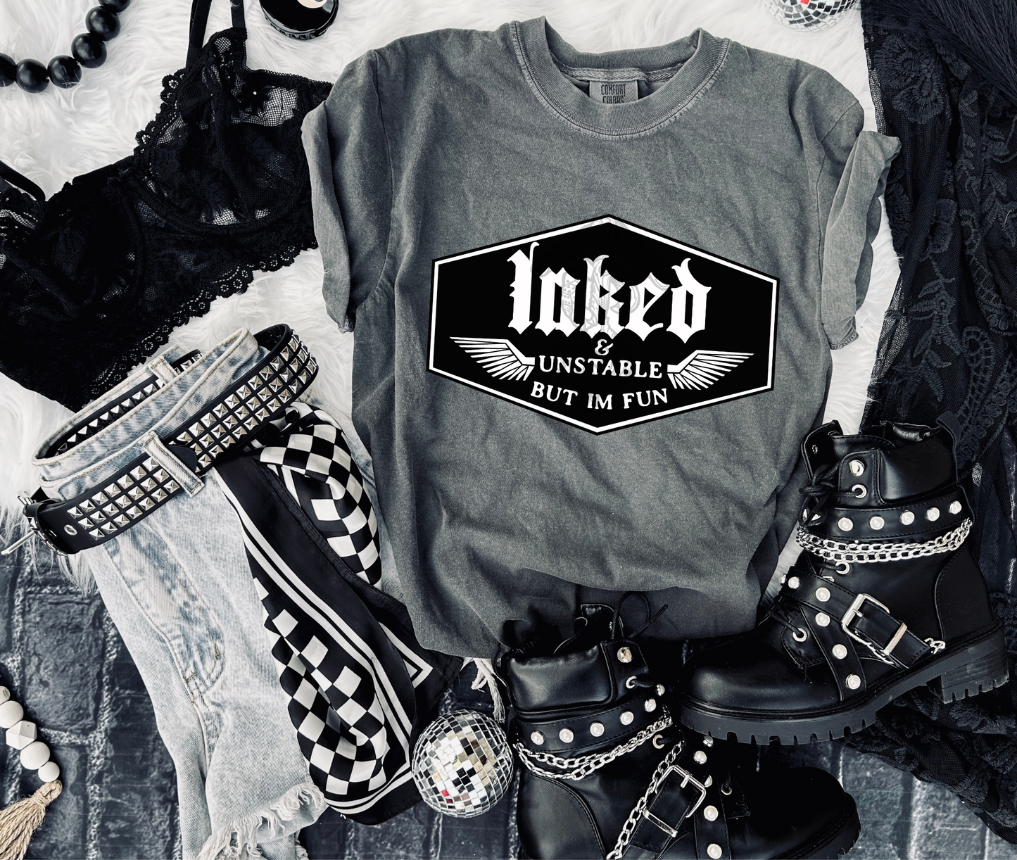 Inked and Unstable Tee